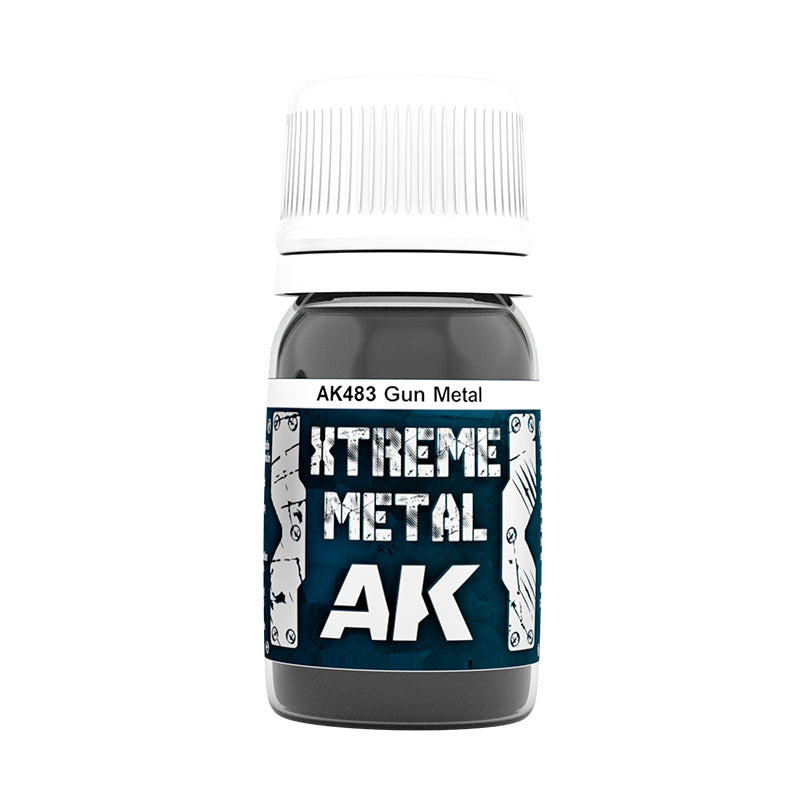 AK Interactive - AK483 - Metallics - Xtreme Metal Gun Metal 35ml