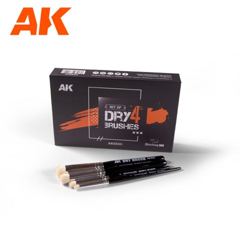 AK Interactive - AK 4 Dry Brush Set