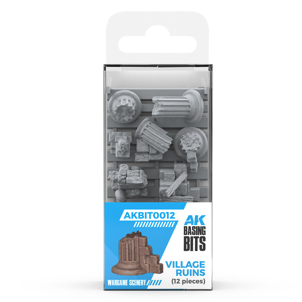 AK Basing Bits - Village Ruins (12 Pieces)
