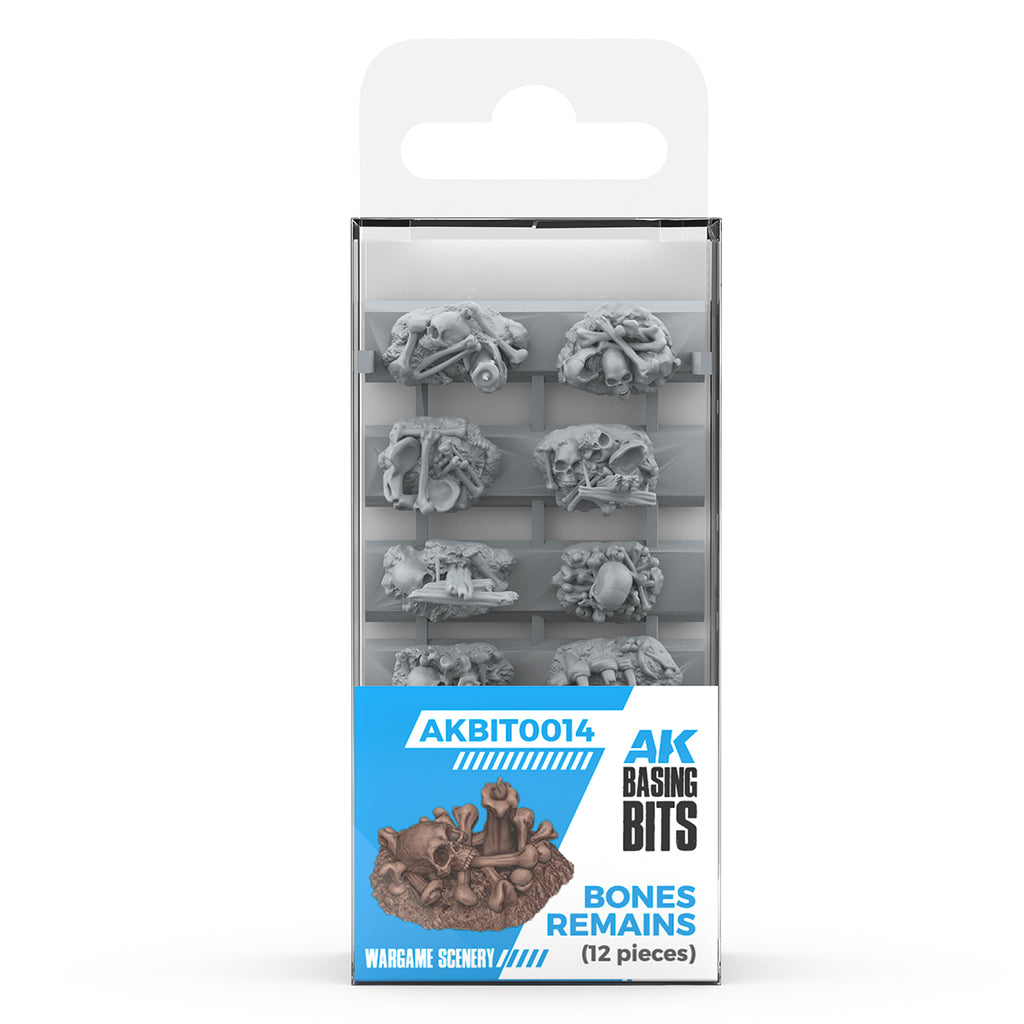 AK Basing Bits - Bones Remains (12 Pieces)