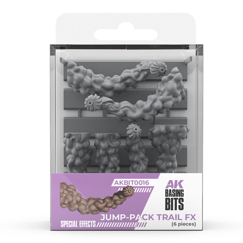 AK Basing Bits - Jump Pack Trail Fx (6 Pieces)