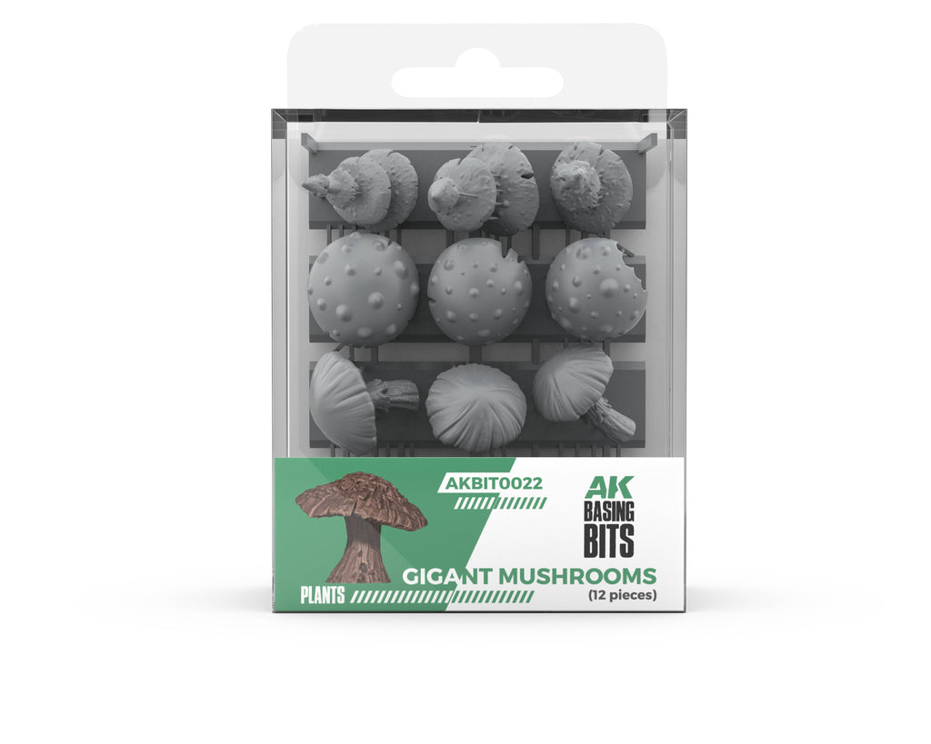 AK Basing Bits - Giant Mushrooms (12 Pieces) - AKBIT022