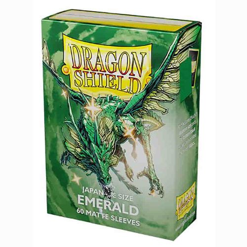 Dragon Shield - Sleeves - Japanese - Box 60 - Emerald Matte
