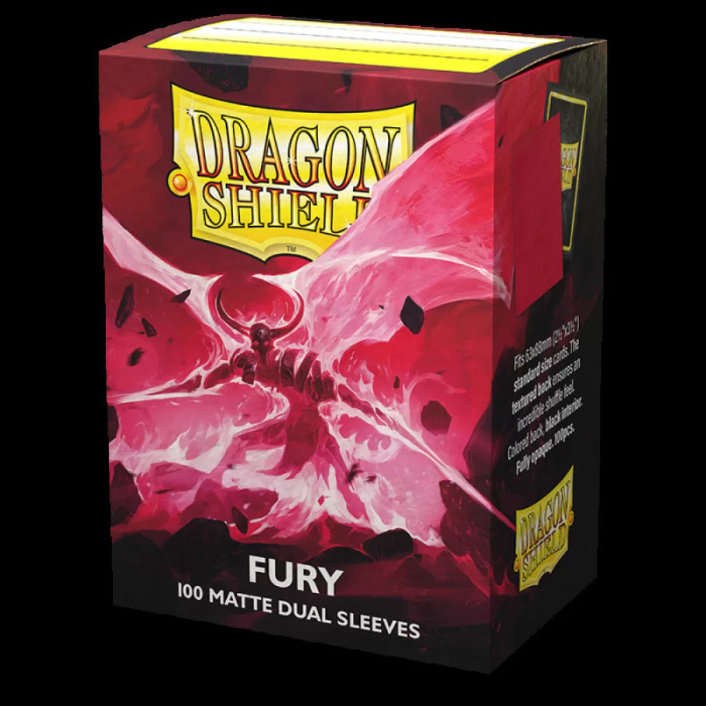 Dragon Shield - Sleeves - Box 100 - Fury - Matte Dual Sleeves