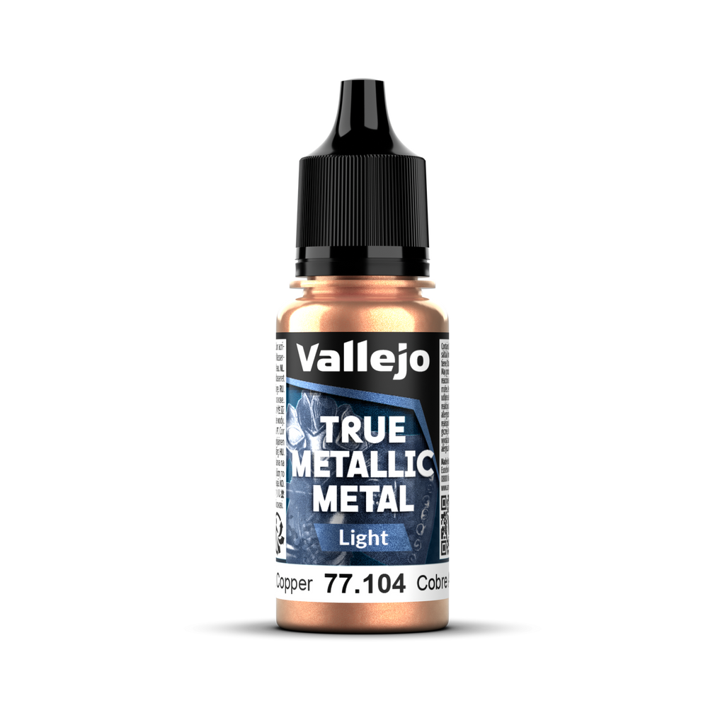 Vallejo - 77.104 - True Metallic Metal: Light - Ancient Copper 18 ml