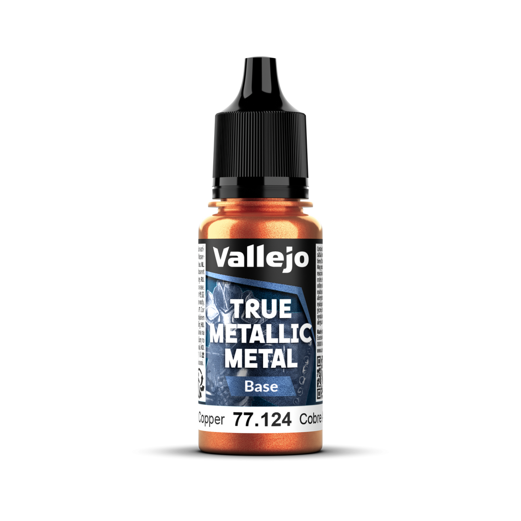 Vallejo - 77.124 - True Metallic Metal: Base - Ancient Copper 18 ml