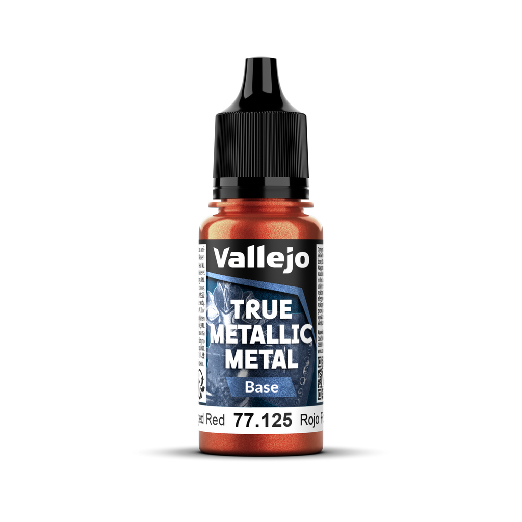 Vallejo - 77.125 - True Metallic Metal: Base - Forged Red 18 ml