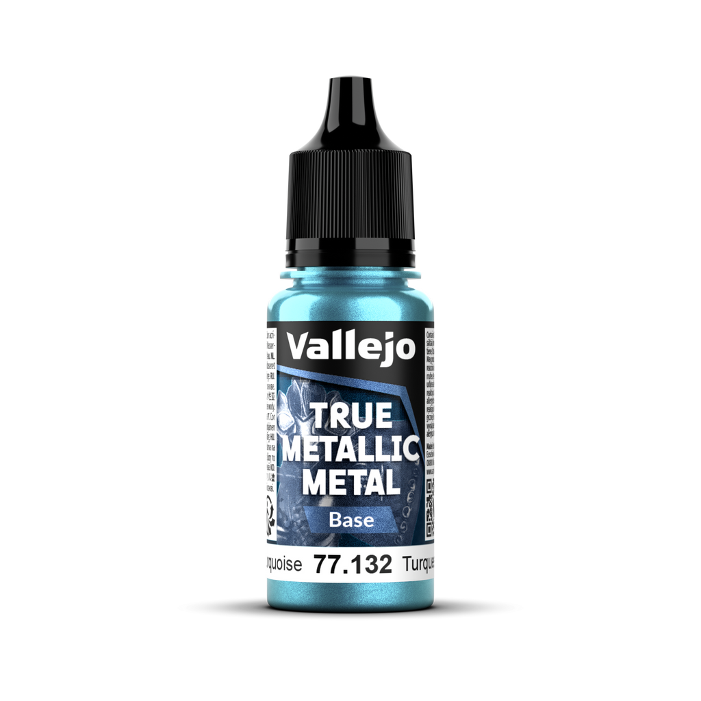 Vallejo - 77.132 - True Metallic Metal: Base - Hydra Turquoise 18 ml