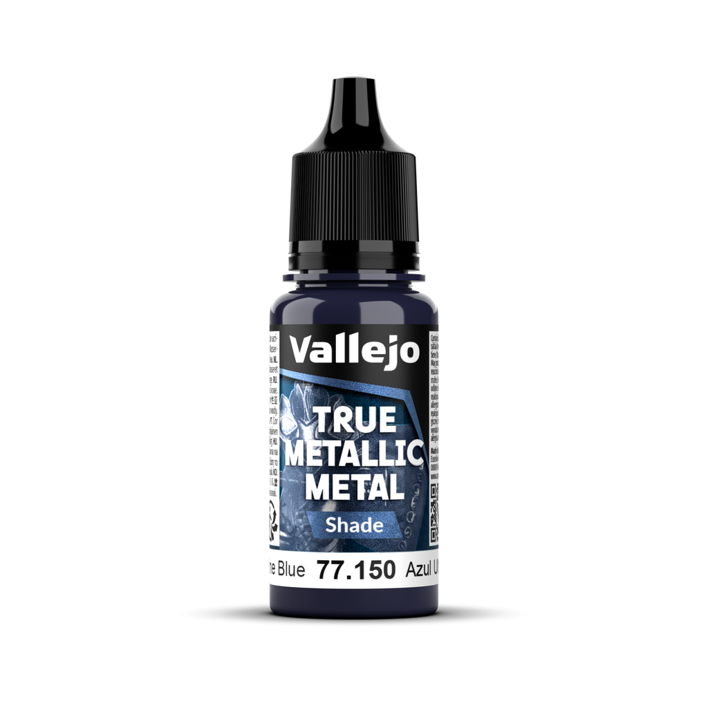 Vallejo - 77.150 - True Metallic Metal: Shade - Ultramarine Blue 18 ml