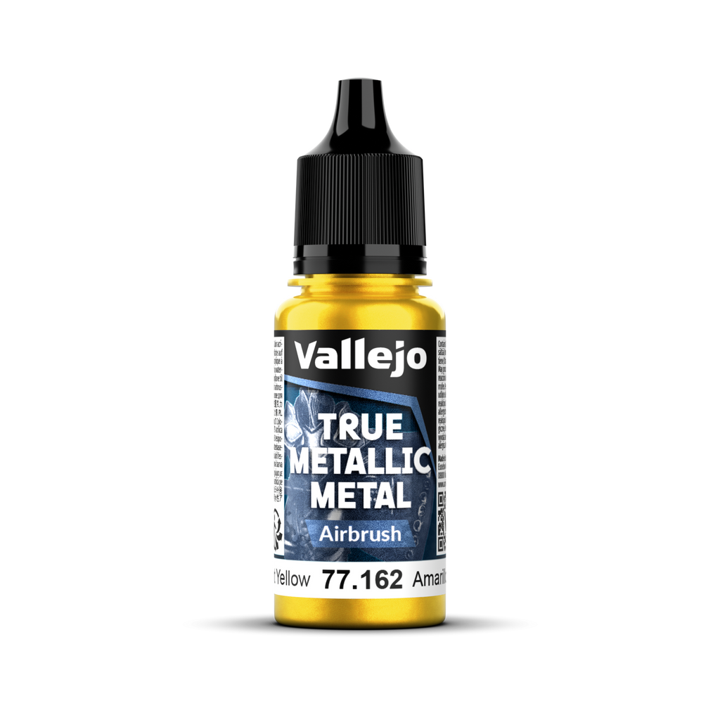 Vallejo - 77.162 - True Metallic Metal: Airbrush - Radiant Yellow 18 ml