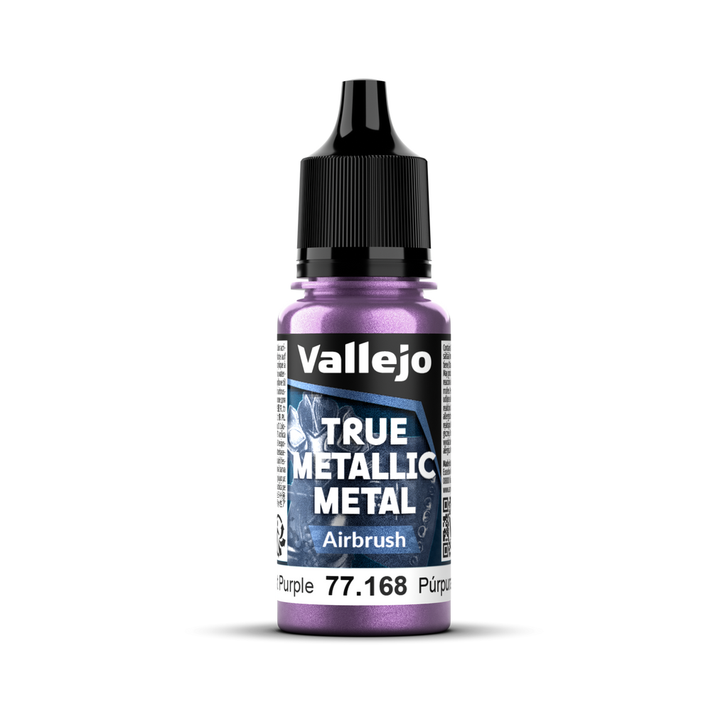 Vallejo - 77.168 - True Metallic Metal: Airbrush - Amethyst Purple 18 ml