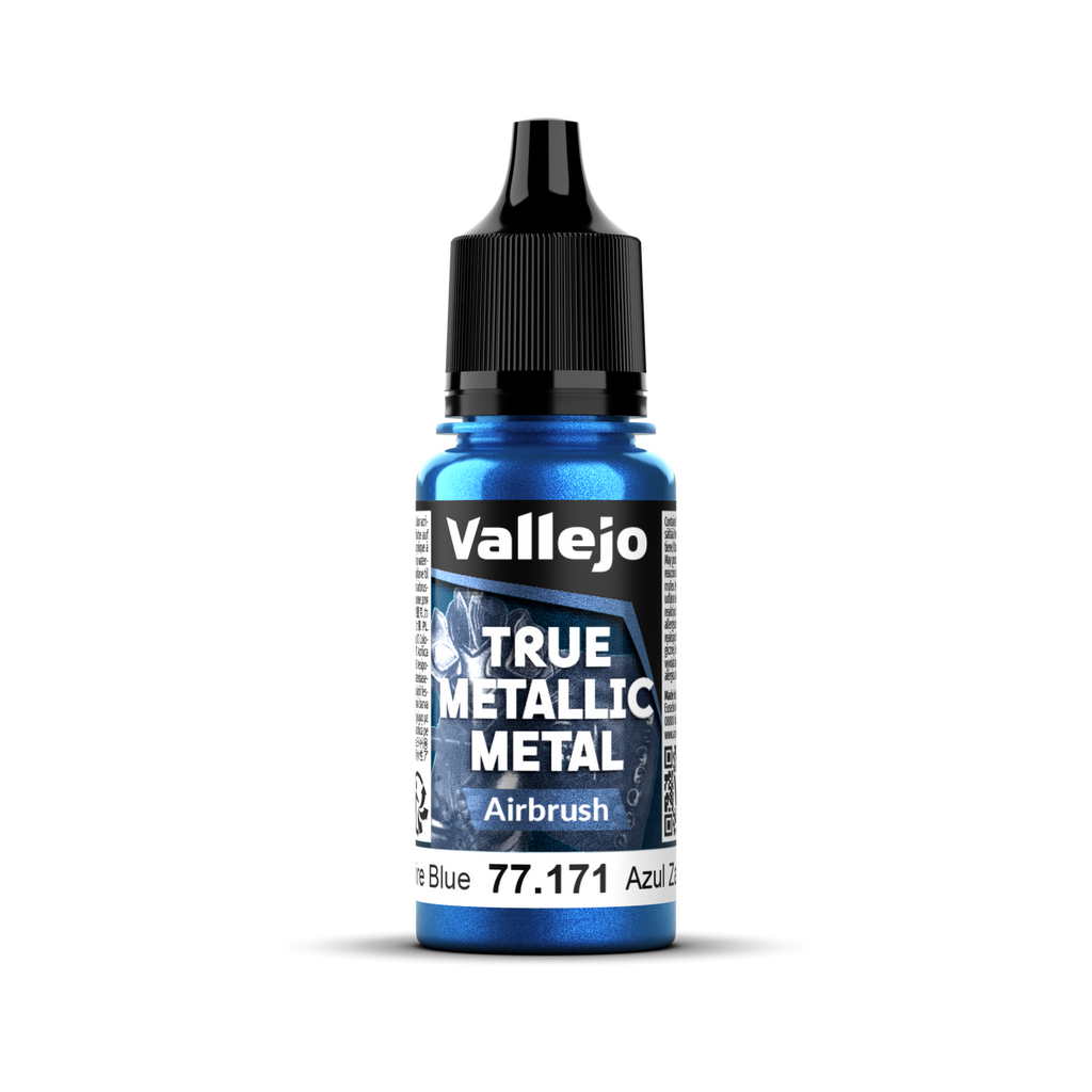Vallejo - 77.171 - True Metallic Metal: Airbrush - Sapphire Blue 18 ml