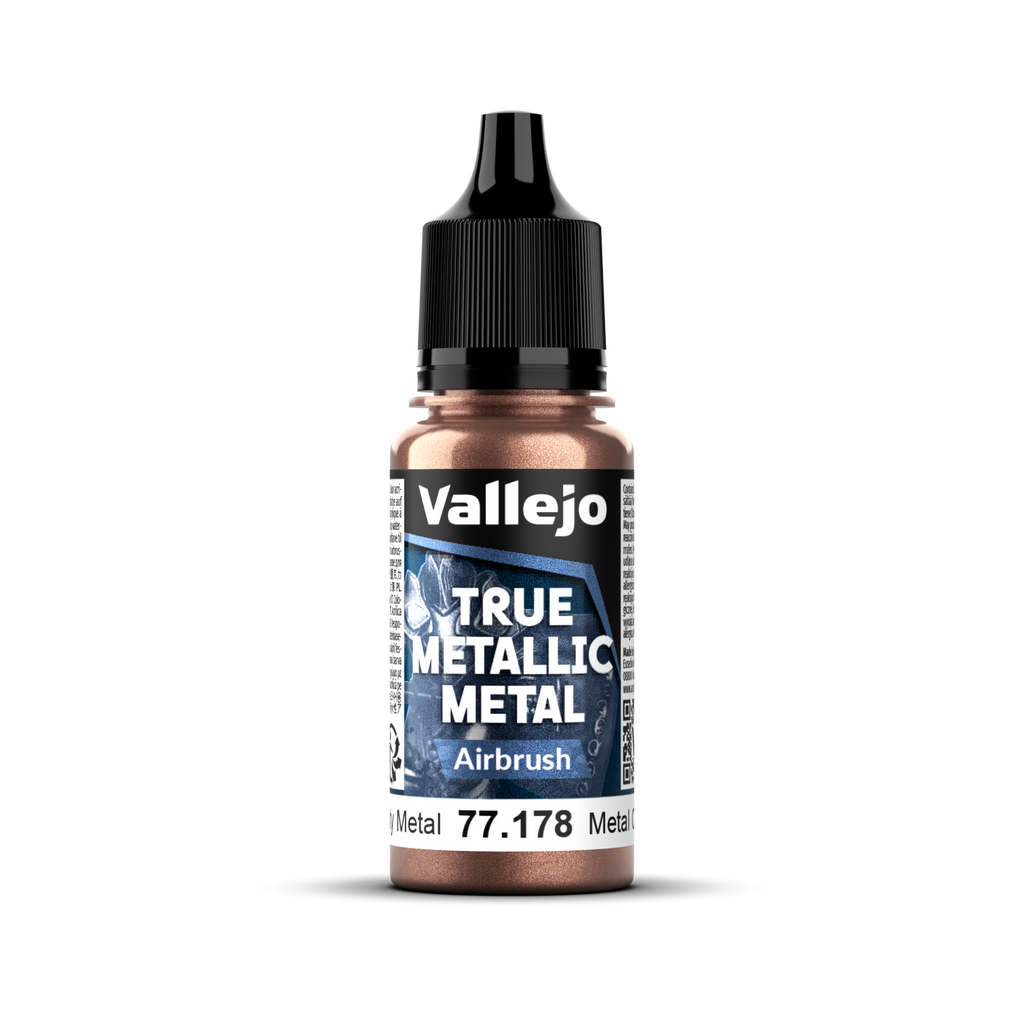 Vallejo - 77.178 - True Metallic Metal: Airbrush - Rusty Metal 18 ml