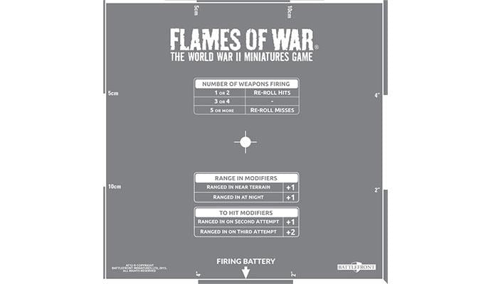 Flames of War - AT012 - Artillery Template