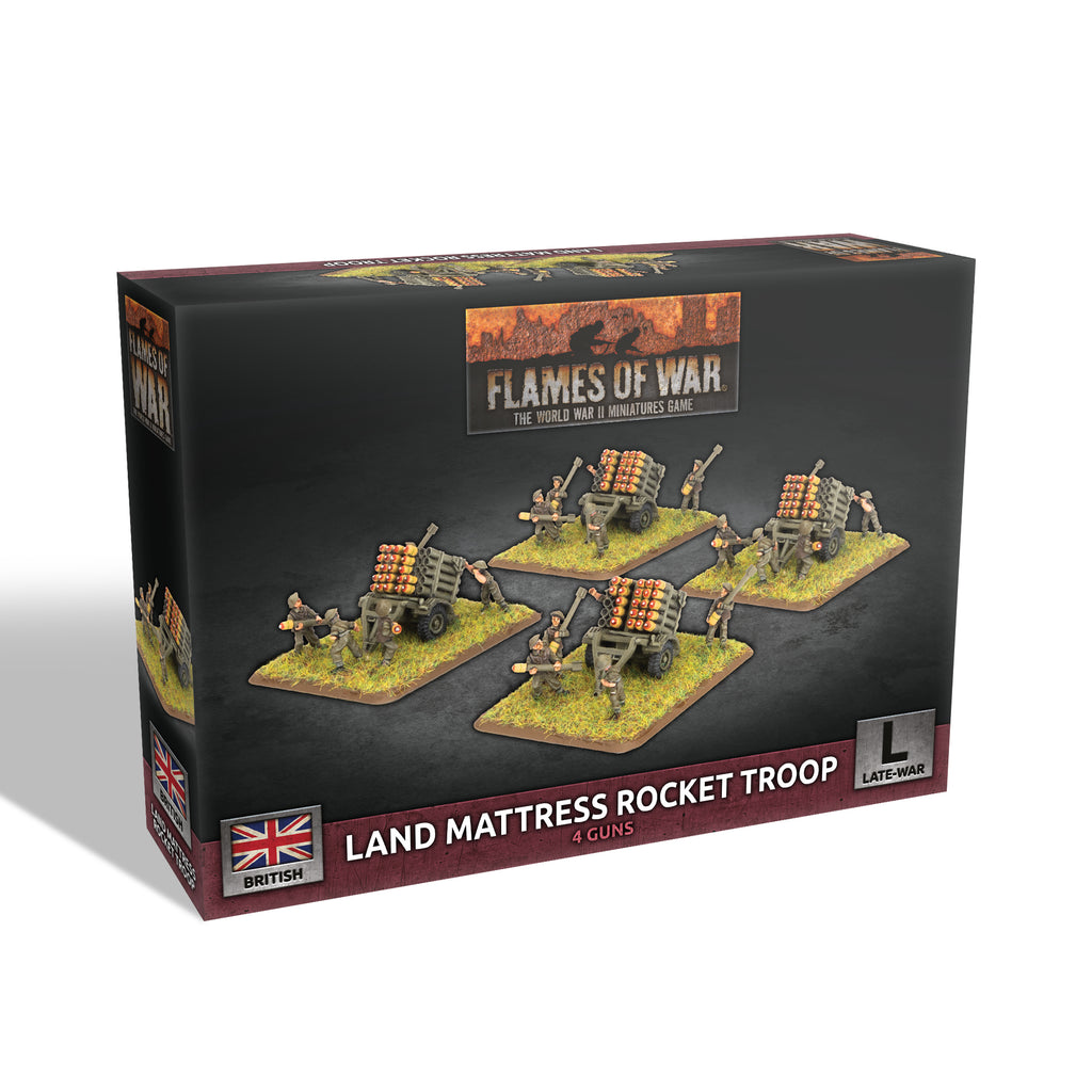 Flames of War - BBX77 - British: Land Mattress Rocket Troop