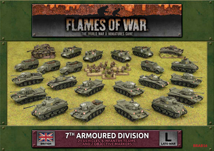 Flames of War - BRAB16 - British: 7th Armoured Division - 80th Anniversary Army Deal (Ltd Ed)