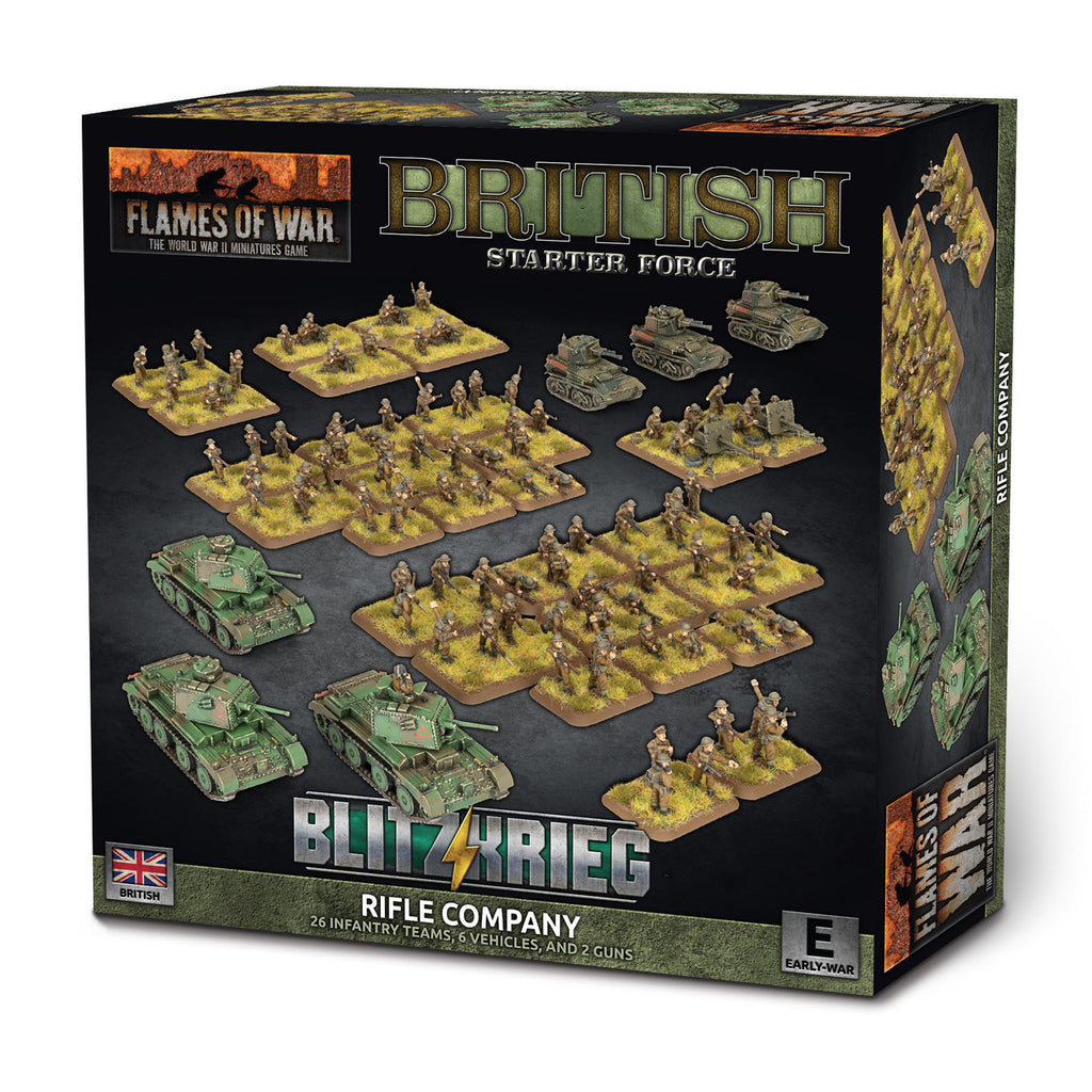 Flames of War - BRAB19 - British: Rifle Company (Plastic)