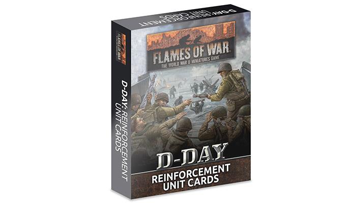 Flames of War - FW275U - D-Day Reinforcement Cards