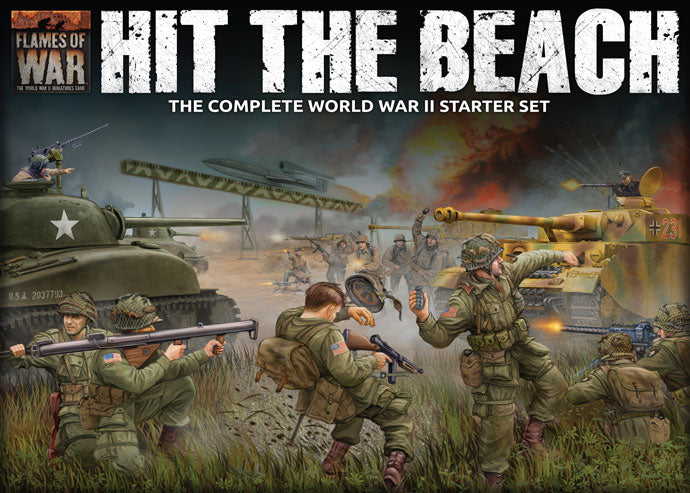 Flames of War - FWBX09 - Hit The Beach - The Complete World War II Starter Set