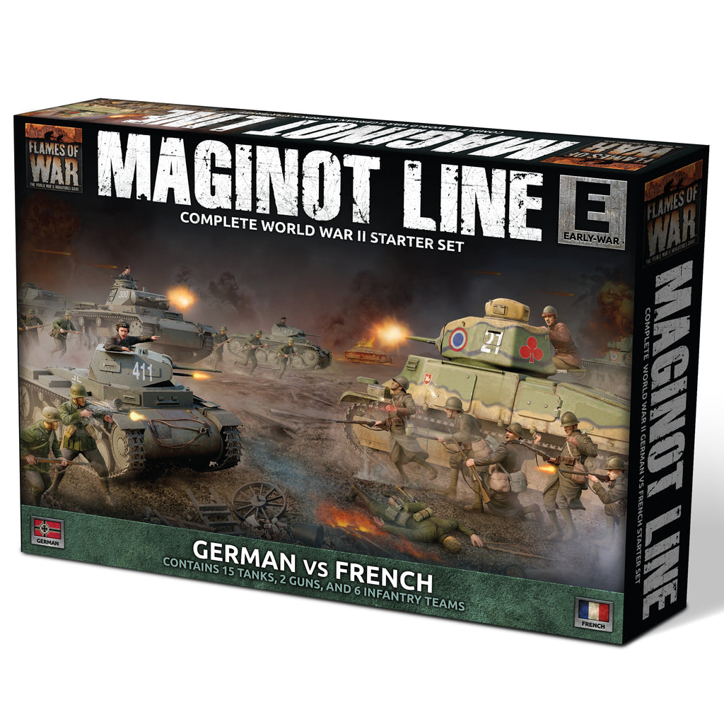 Flames of War - FWBX17 - Early War: Maginot Line - German vs French Starter Set (Plastic)