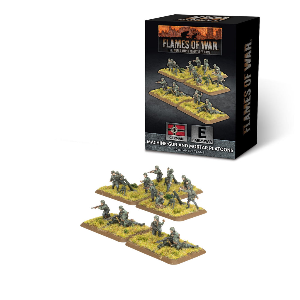 Team Yankee WWIII - GBX203 - German: HMG and Mortar Platoons (Early, Plastic)
