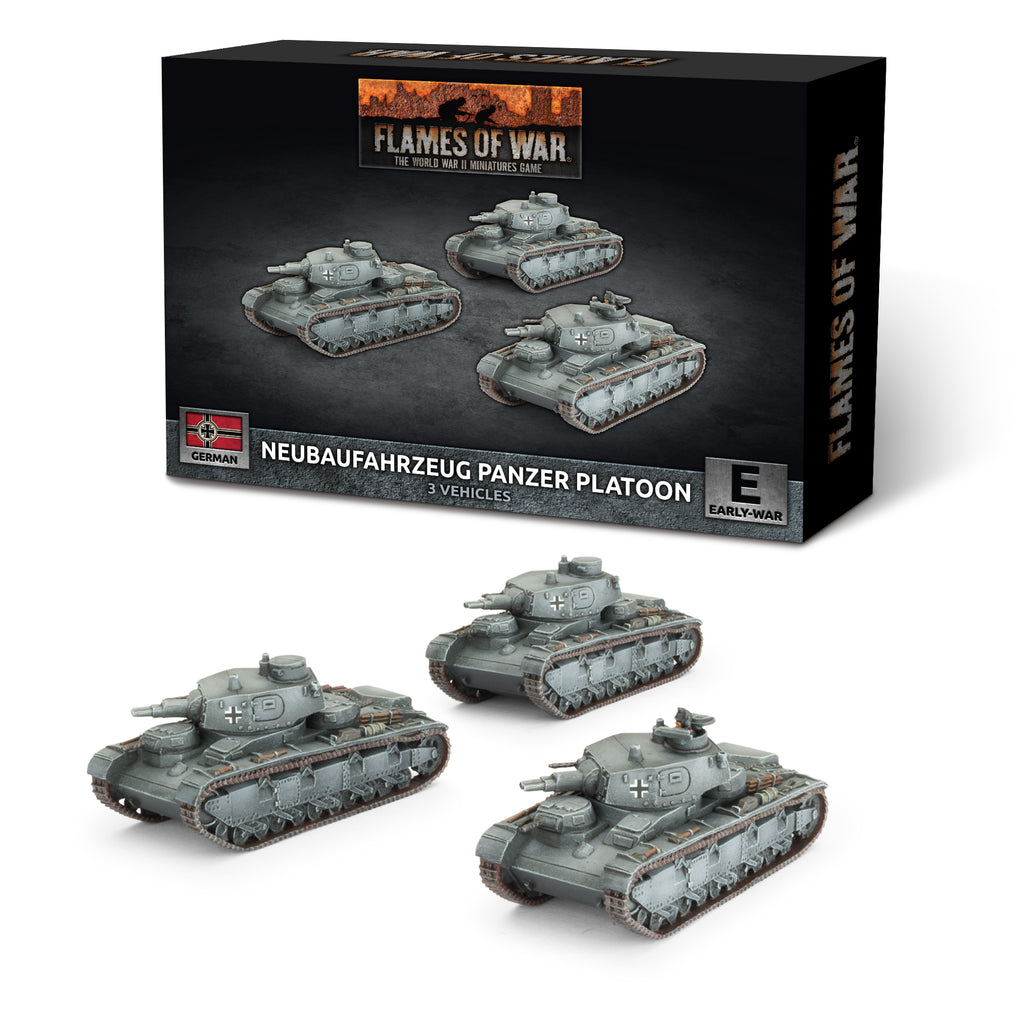 Team Yankee WWIII - GBX208 - German: Neubaufahrzeug Panzer Platoon (x3)
