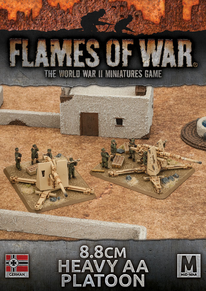 Flames of War - GBX98 - Germans: 8.8cm Heavy AA Platoon (Plastic)