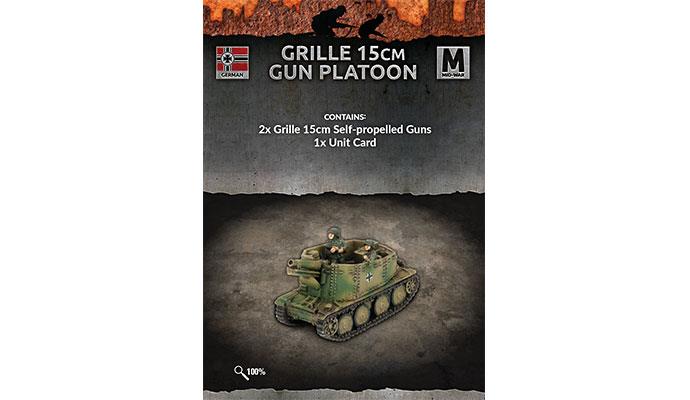 Flames of War: Germans: GRILLE 15cm GUN PLATOON (x2 vehicles) - GE142