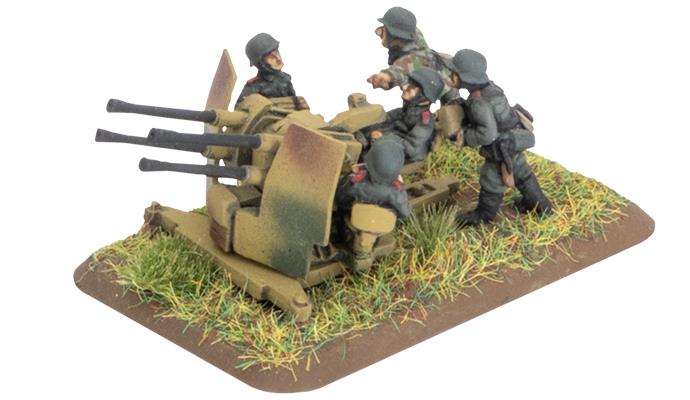 Flames of War - BBX73 - German: Quad 2cm AA Platoon (x3)