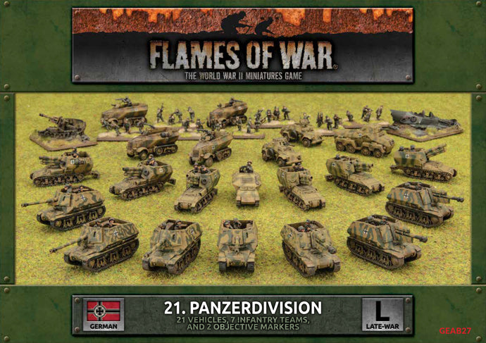 Flames of War - GEAB27 - Germans: 21st Panzer Army - 80th Anniversary Army Deal (Ltd Ed)