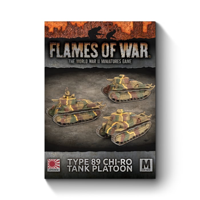 Flames of War - JBX11 - Type 89 Chi-Ro Tank Platoon
