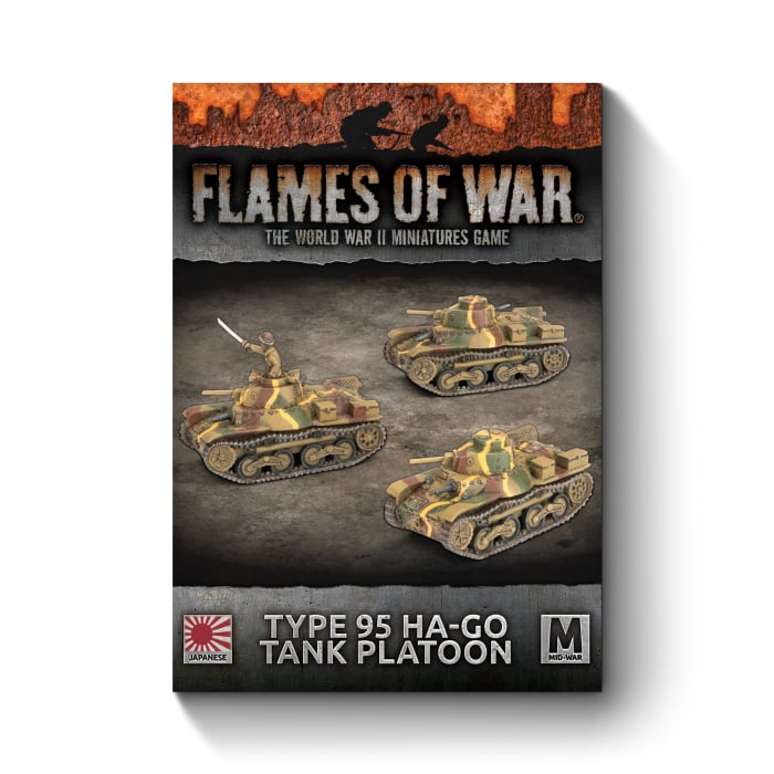 Flames of War - JBX12 - Type 95 Ha-Go Light Tank Platoon