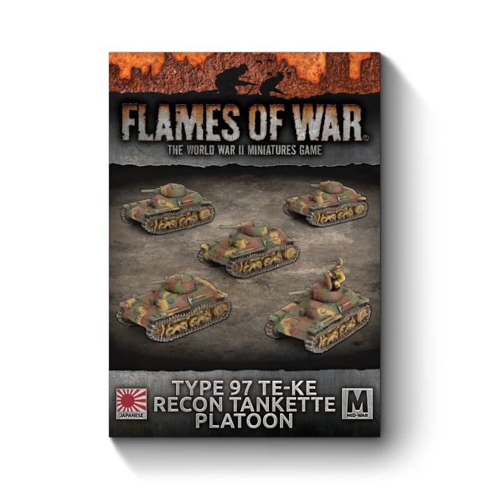 Flames of War - JBX13 - Type 97 Te-Ke Recon Tankette Platoon