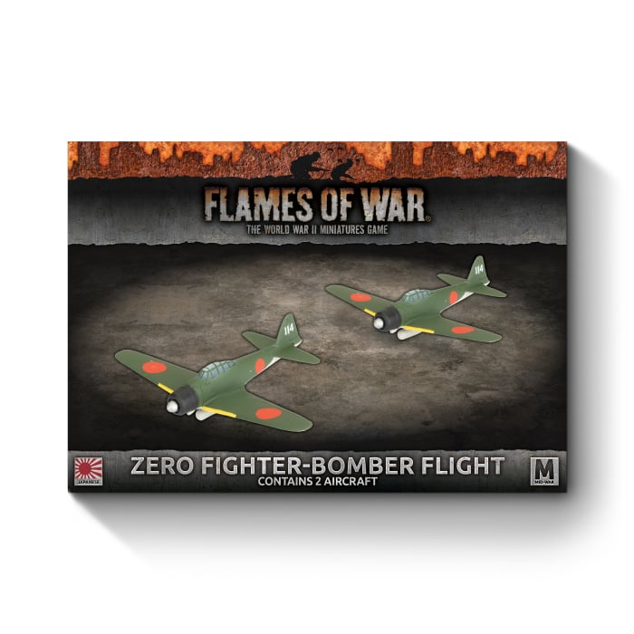 Flames of War - BFJBX18 - Zero Fighter-Bomber Flight (x2 Plastic)