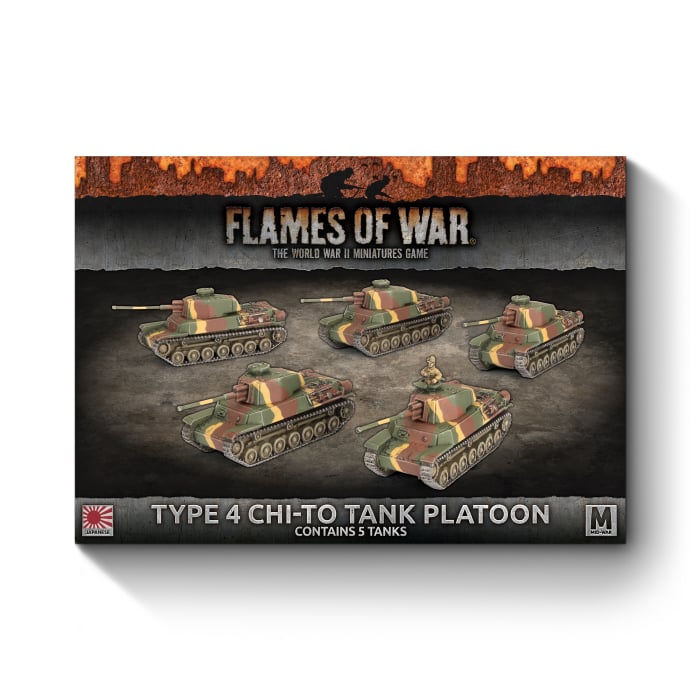 Flames of War - BFJBX19 - Japanese: Type 4 Chi-To Tank Platoon (x5)