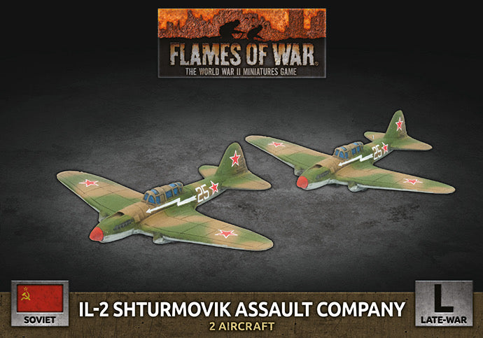 Team Yankee WWIII - SBX77 - Soviet: IL-2 Shturmovik Assault Company (x2 Plastic)