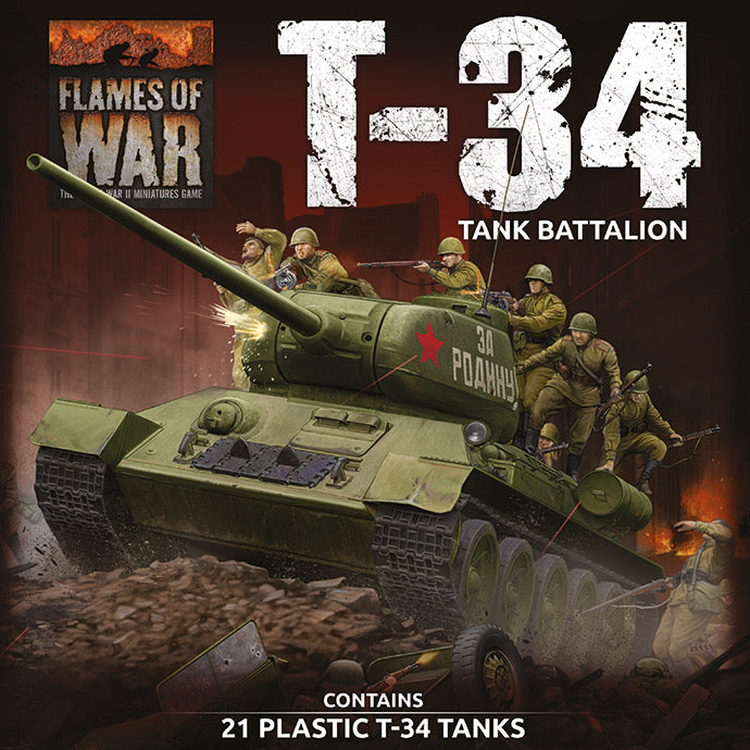 Flames of War - SUAB12 - Soviet: LW T-34 Army Deal (Plastic)