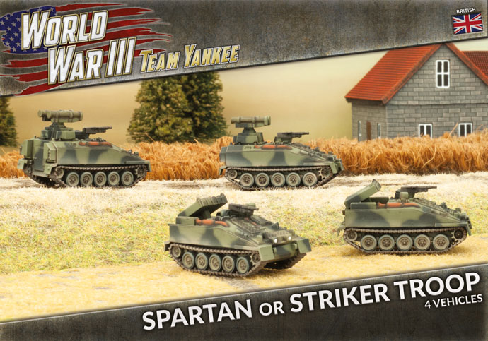 Team Yankee WWIII - British: Spartan or Striker Troop (Plastic)