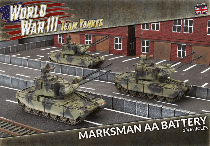 Team Yankee WWIII - TBBX14 - British: Chieftain Marksman AA Battery (x3)