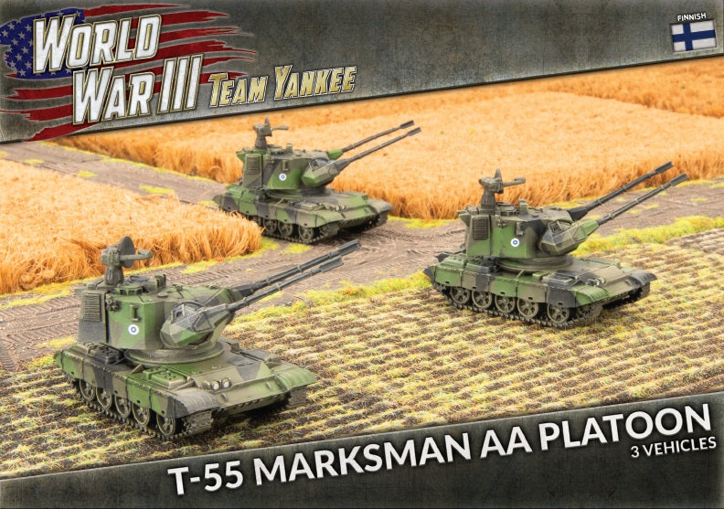 Team Yankee WWIII - TFIBX01 - Finnish: T-55 Marksman Platoon (x3)