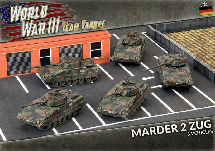Team Yankee WWIII - TGBX19 - West German: Marder II (x5 Plastic)