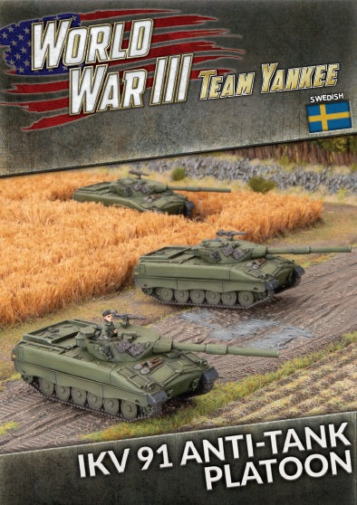 Team Yankee WWIII: Sweden - Ikv 91 Anti-tank Platoon (x3) - TSWBX04