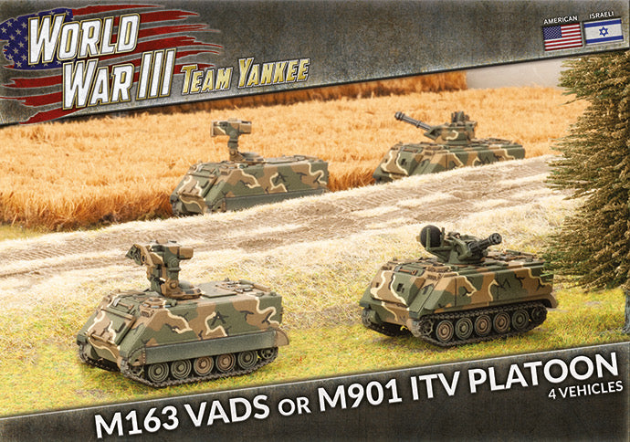 Team Yankee WWIII - TUBX02 - American: M163 VADS or M901 ITV Platoon (Plastic)