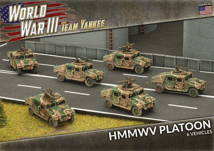 Team Yankee WWIII - American: HMMWV Platoon (Plastic)