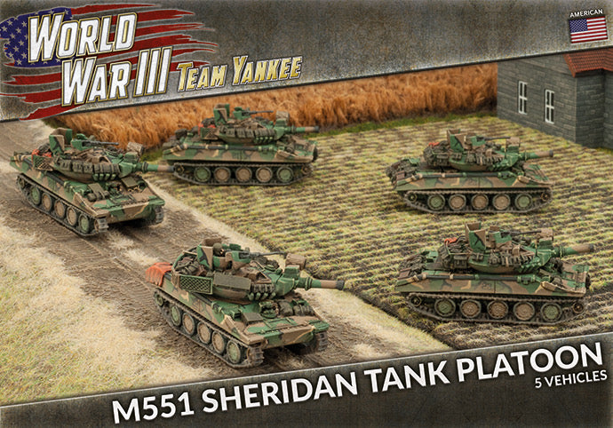Team Yankee WWIII - TUBX17 - M551 Sheridan Tank Platoon