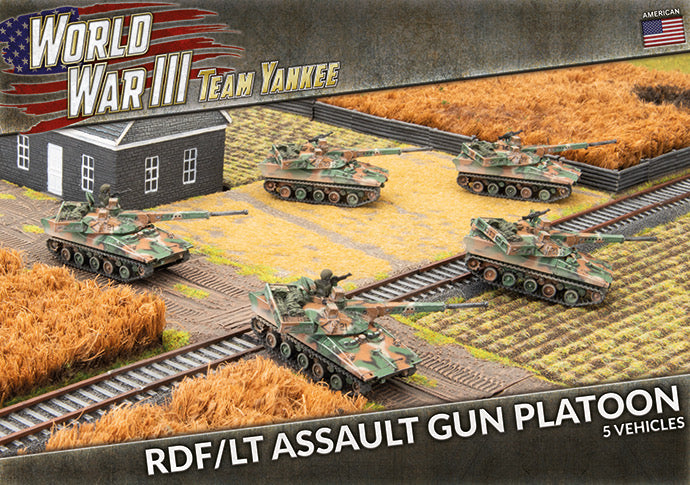 Team Yankee WWIII - TUBX20 - American: RDF/LT Assault Gun Platoon (x5)