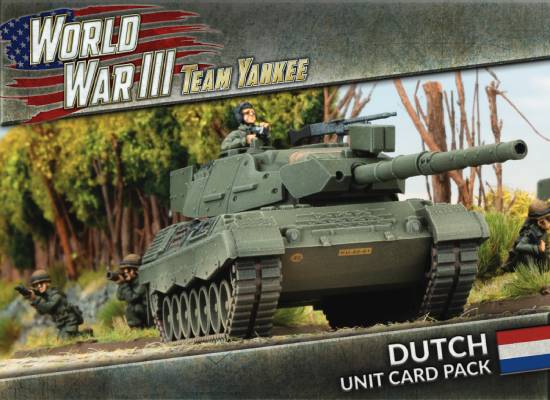 Team Yankee WWIII: Dutch Unit Card Pack - WW3-09D