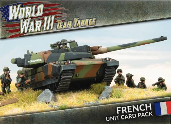 Team Yankee WWIII: French Unit Card Pack - WW3-09F