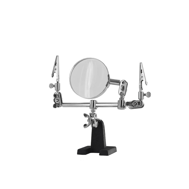 Bravo Handtools - Helping Hand with Glass Magnifier [110370]
