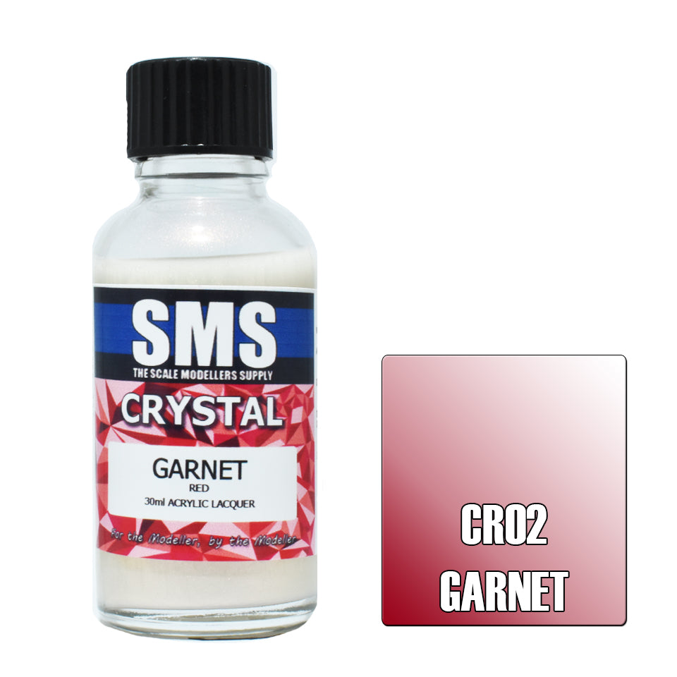 SMS - CR02 - Crystal Garnet (Red) 30ml